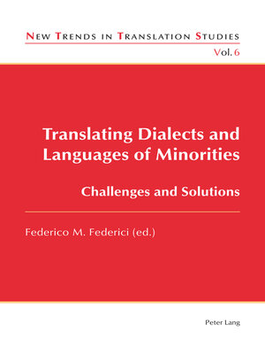 cover image of Translating Dialects and Languages of Minorities